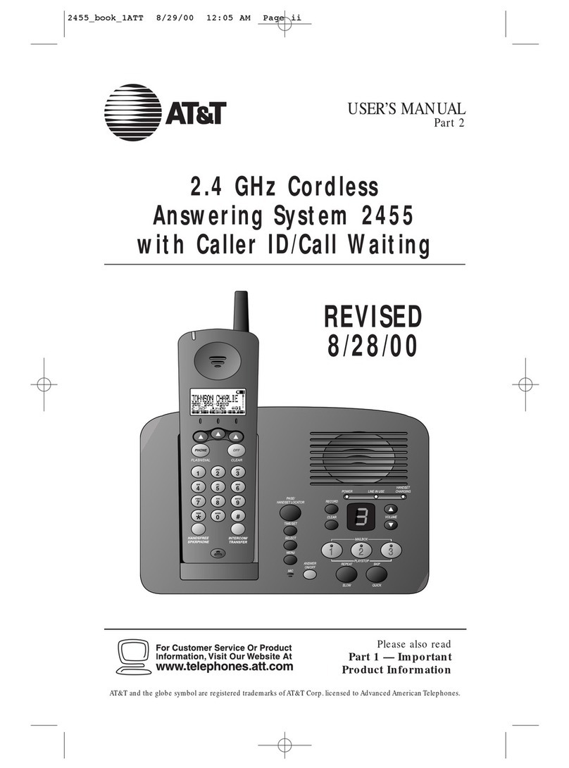 AT&T 2455 User manual
