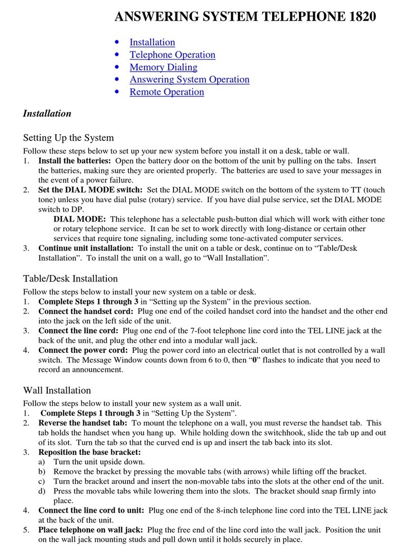 AT&T 1820 User manual AT&T 1820 User manual