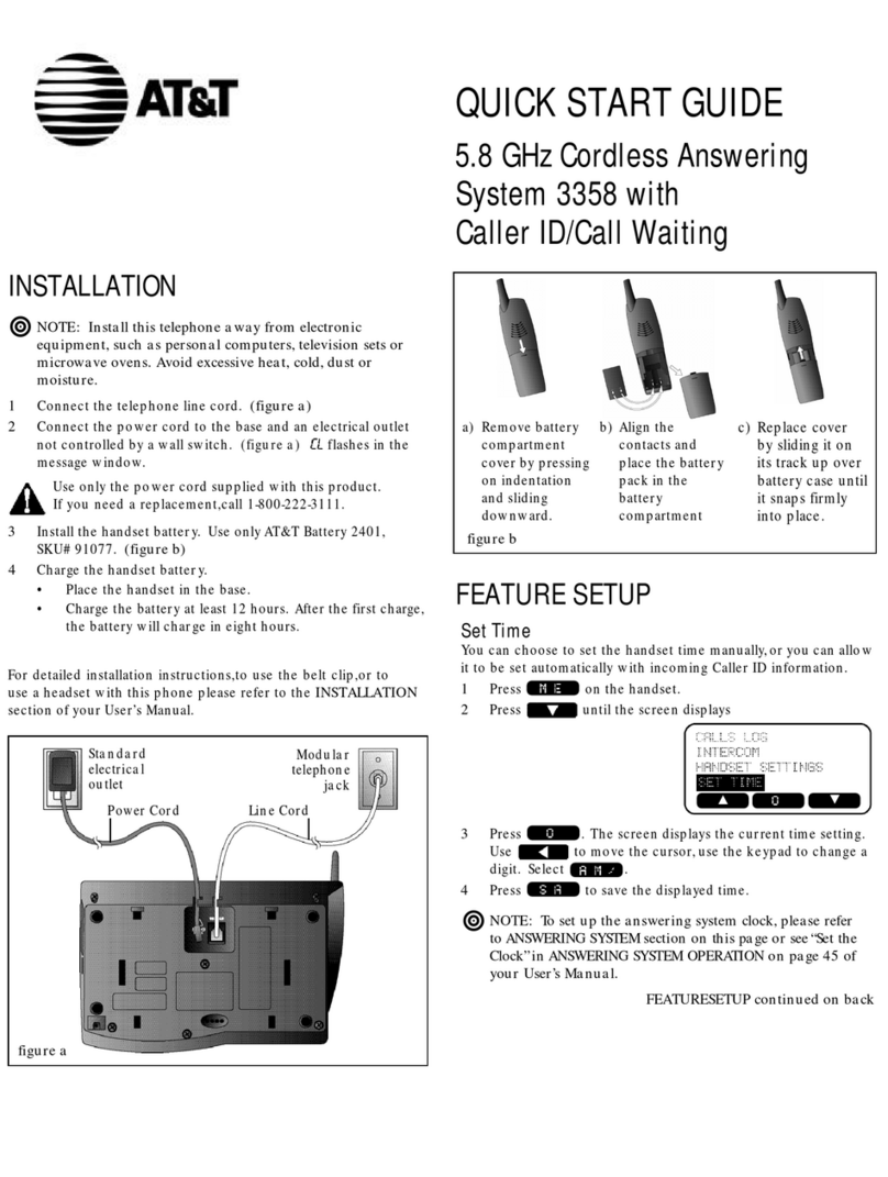 AT&T 3358 User manual