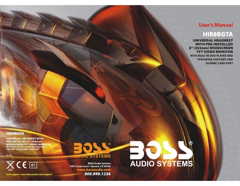 Boss Audio Systems HIR8BGTA user manual