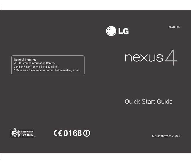 LG E960 User manual