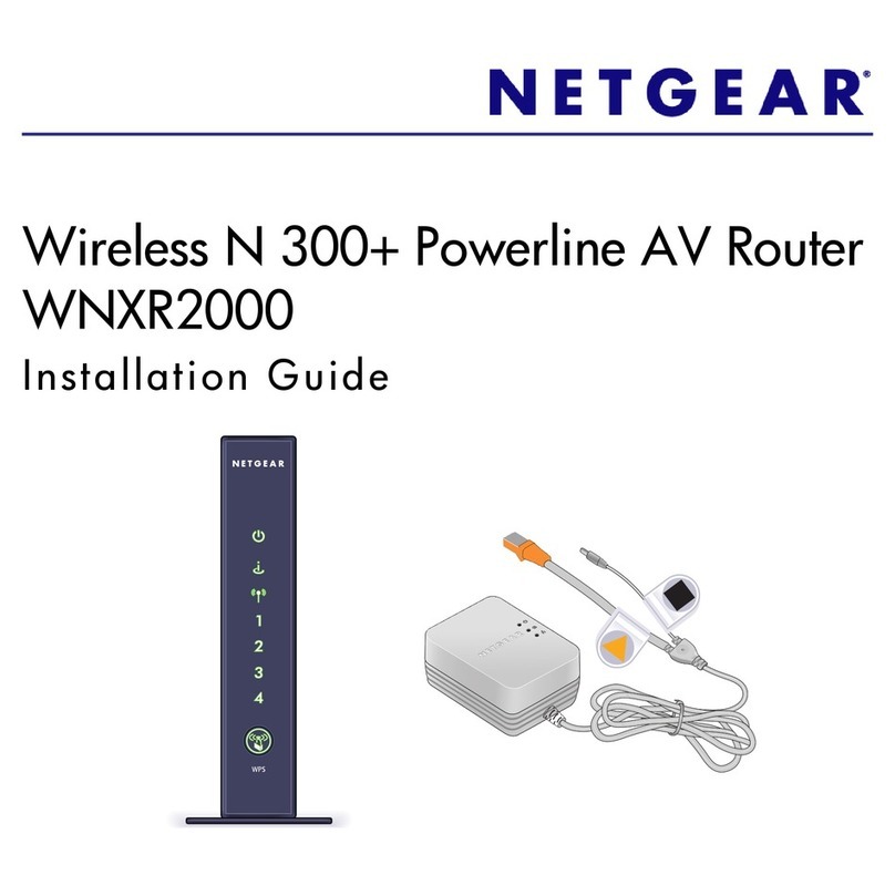 NETGEAR WNXR2000 User manual