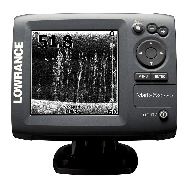 Lowrance Mark 5X DSI Installation and operation manual