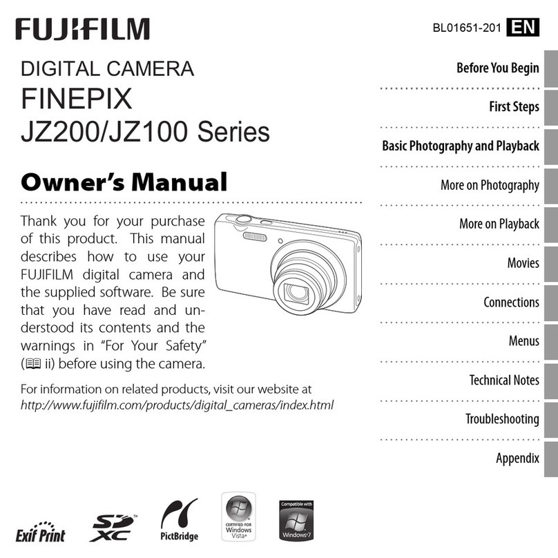 FujiFilm FINEPIX JZ100 series User manual