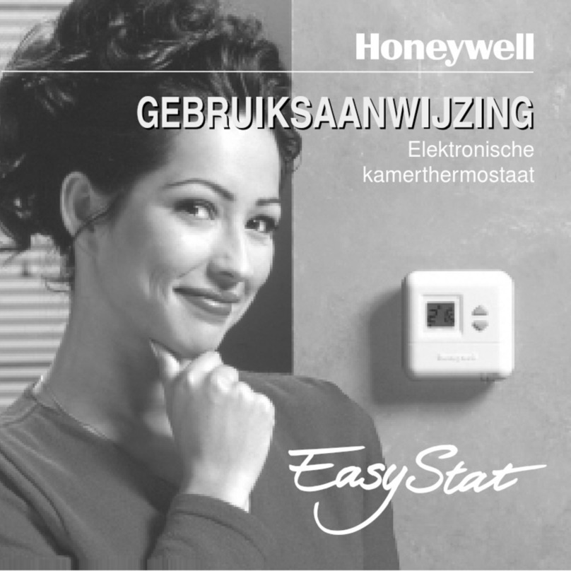 Honeywell EasyStat T8400A1002 Gebruiksaanwijzing Honeywell EasyStat T8400A1002 Gebruiksaanwijzing