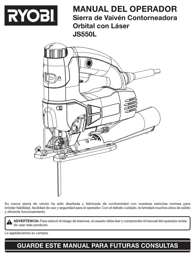 Ryobi JS550LK User guide Ryobi JS550LK User guide