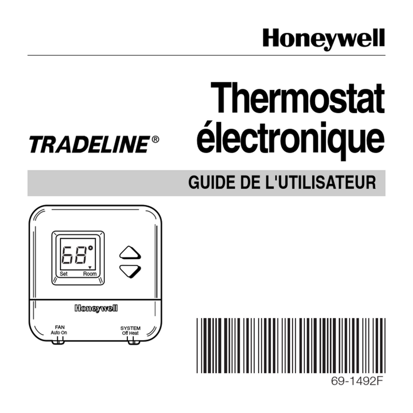 Honeywell Tradeline T8400B1000 Quick start guide Honeywell Tradeline T8400B1000 Quick start guide