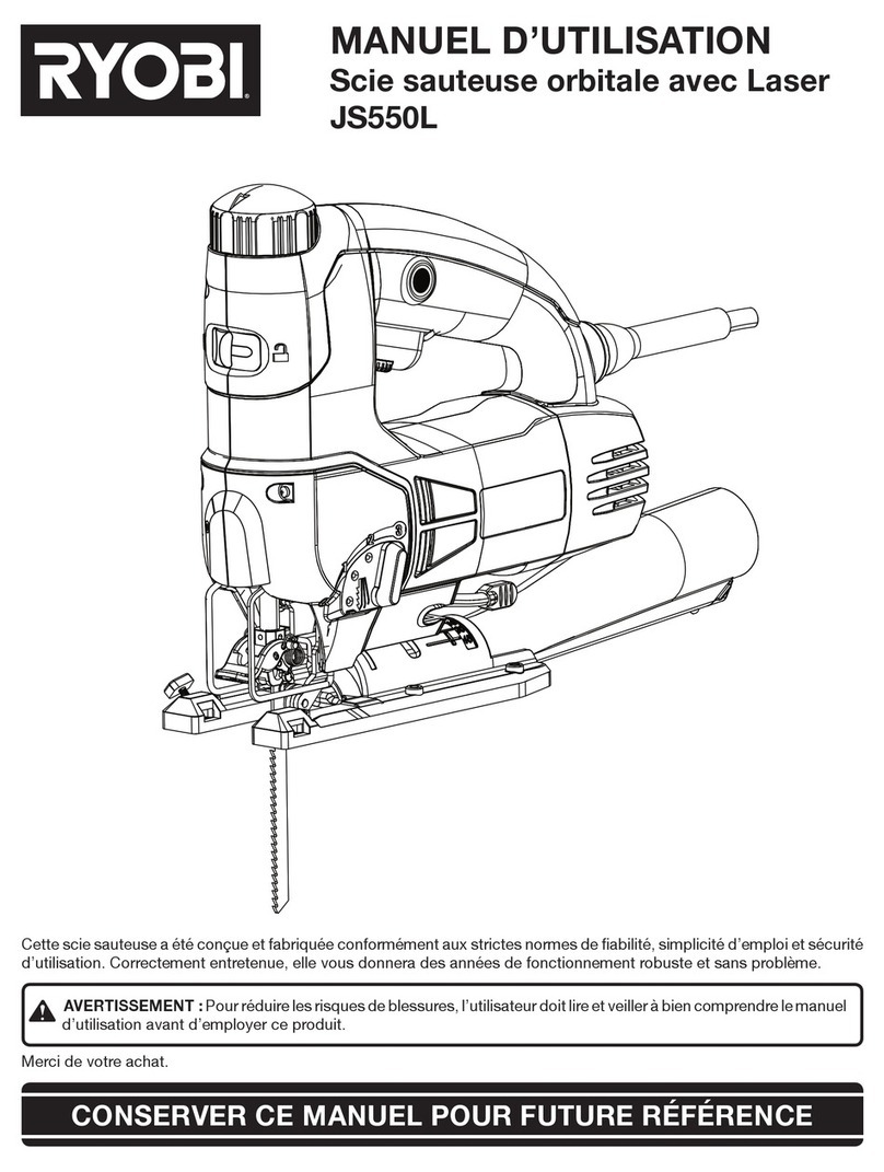 Ryobi JS550LK Manuel d'utilisation