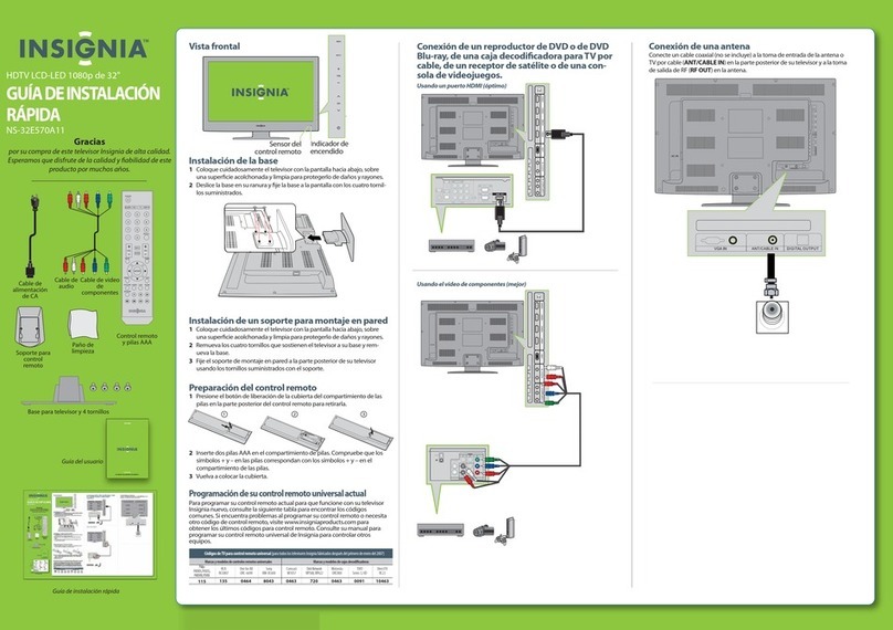 Insignia NS-32E570A11 User manual