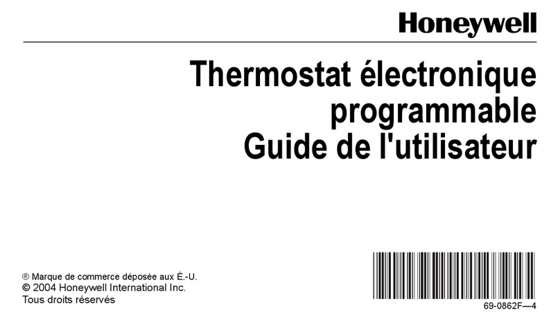Honeywell T8112D Quick start guide