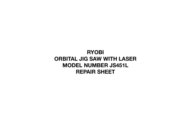 Ryobi JS451L Quick setup guide