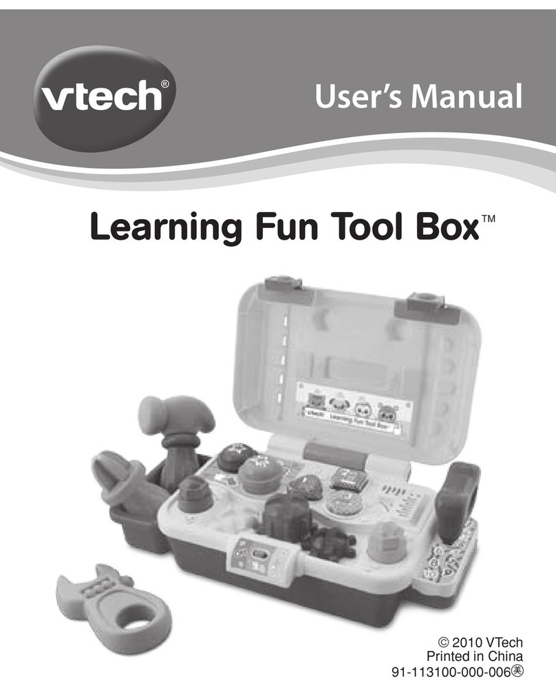V-tech Learning Fun Tool Box User manual