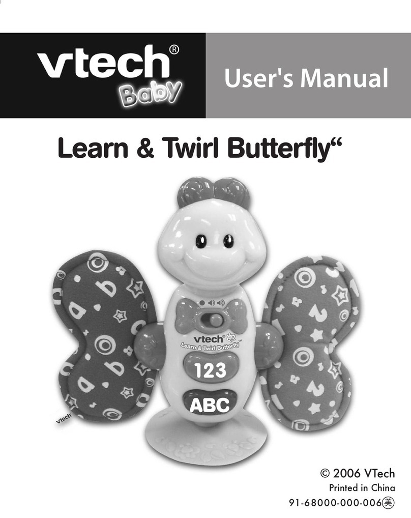 V-tech Learn & Twirl Butterfly User manual