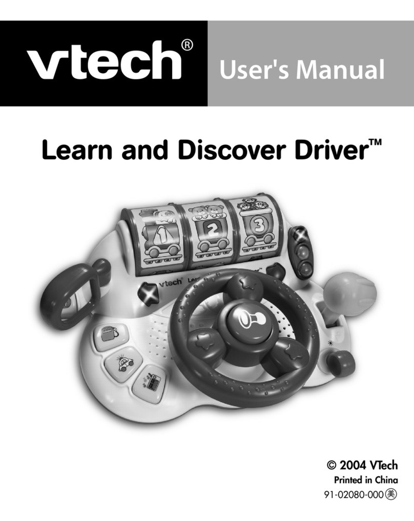 V-tech Learn & Discover Driver User manual V-tech Learn & Discover Driver User manual