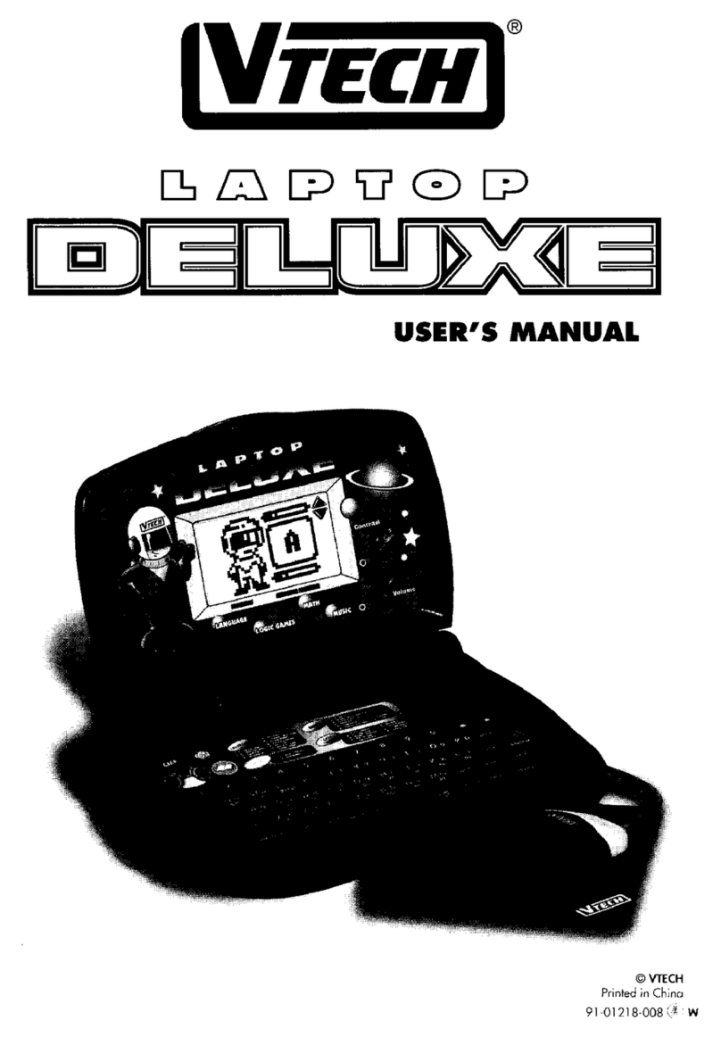 V-tech Laptop Deluxe User manual