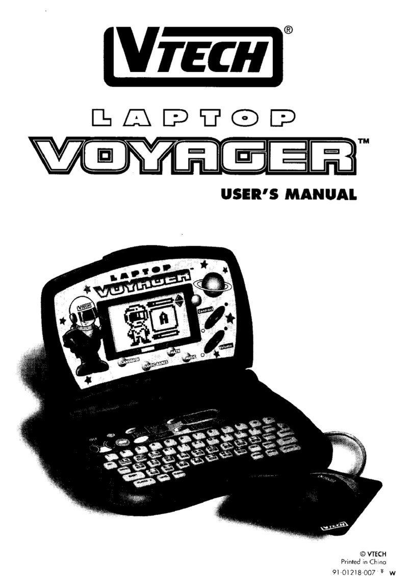 V-tech Voyager Adventure System User manual