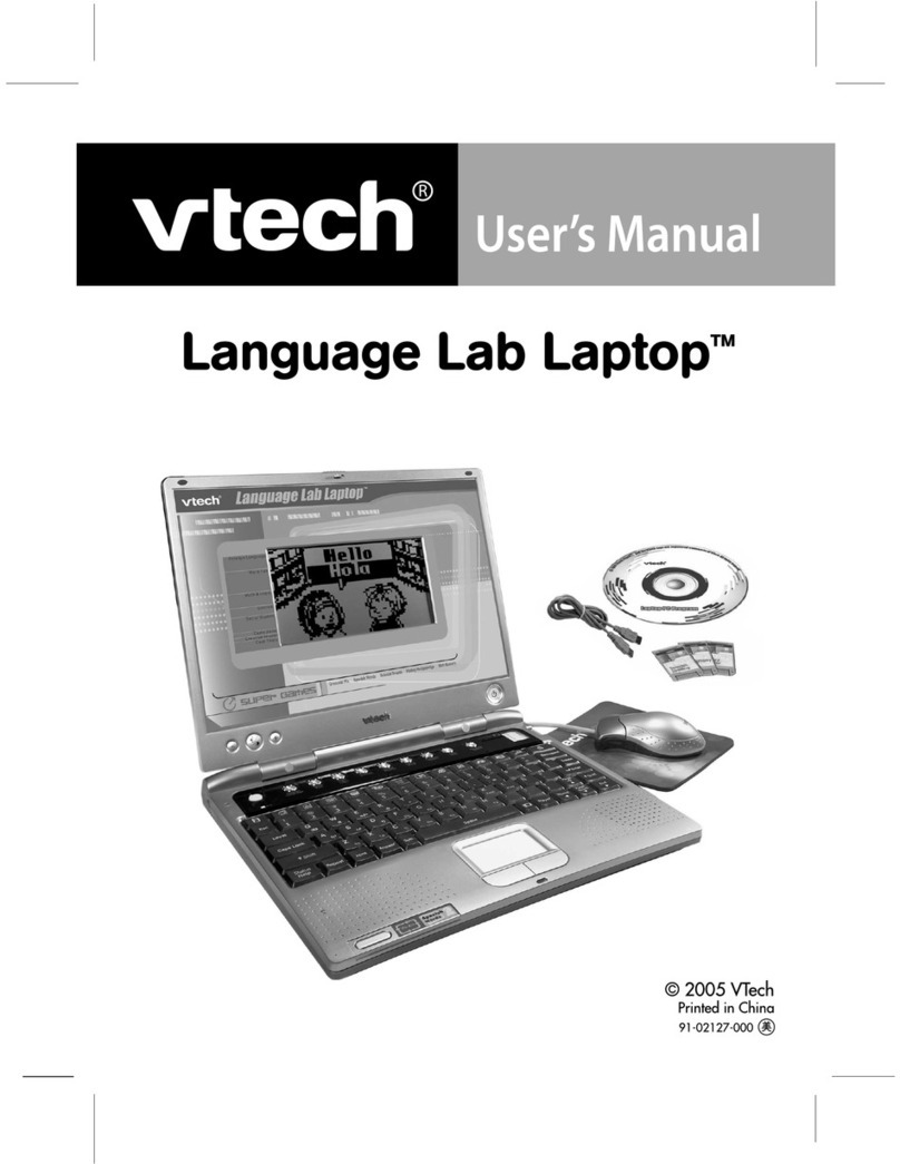 V-tech Language Lab Laptop User manual