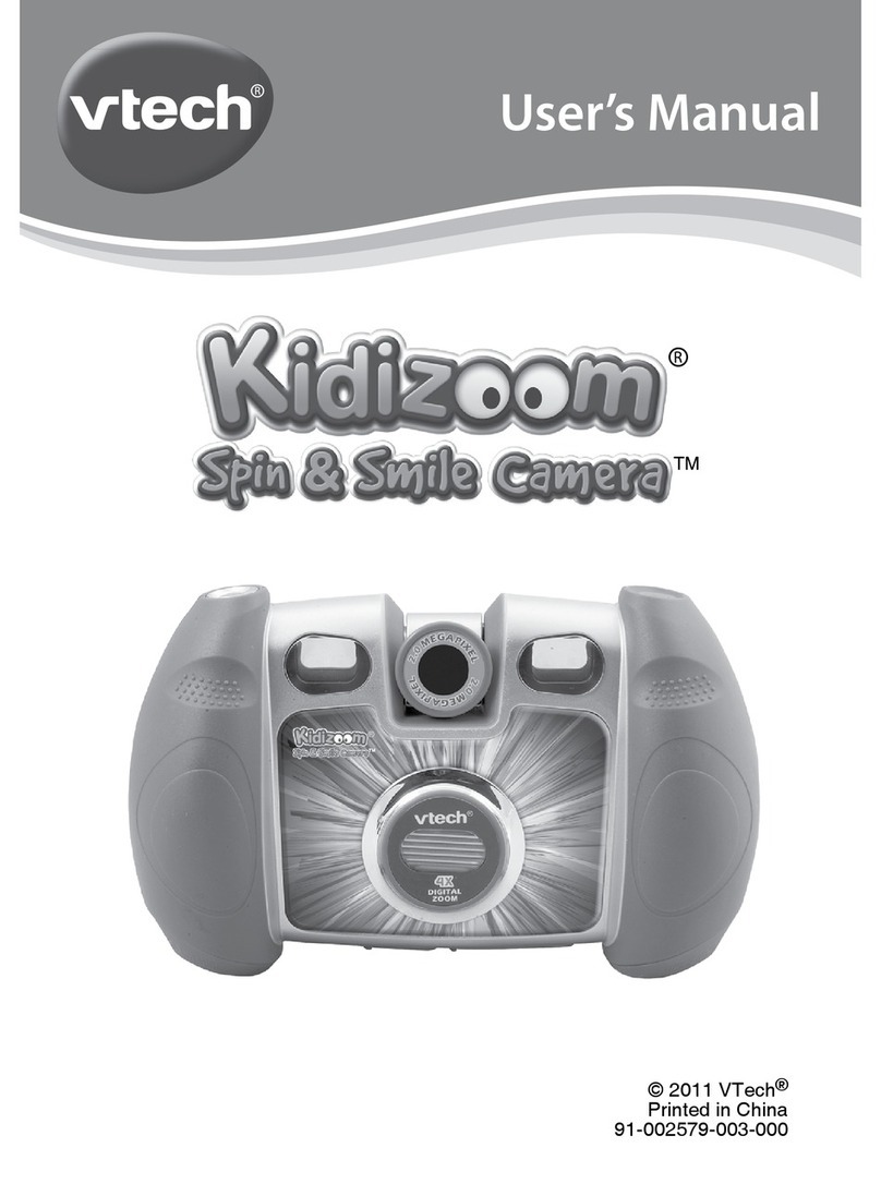V-tech Kidizoom Spin & Learn Camera User manual