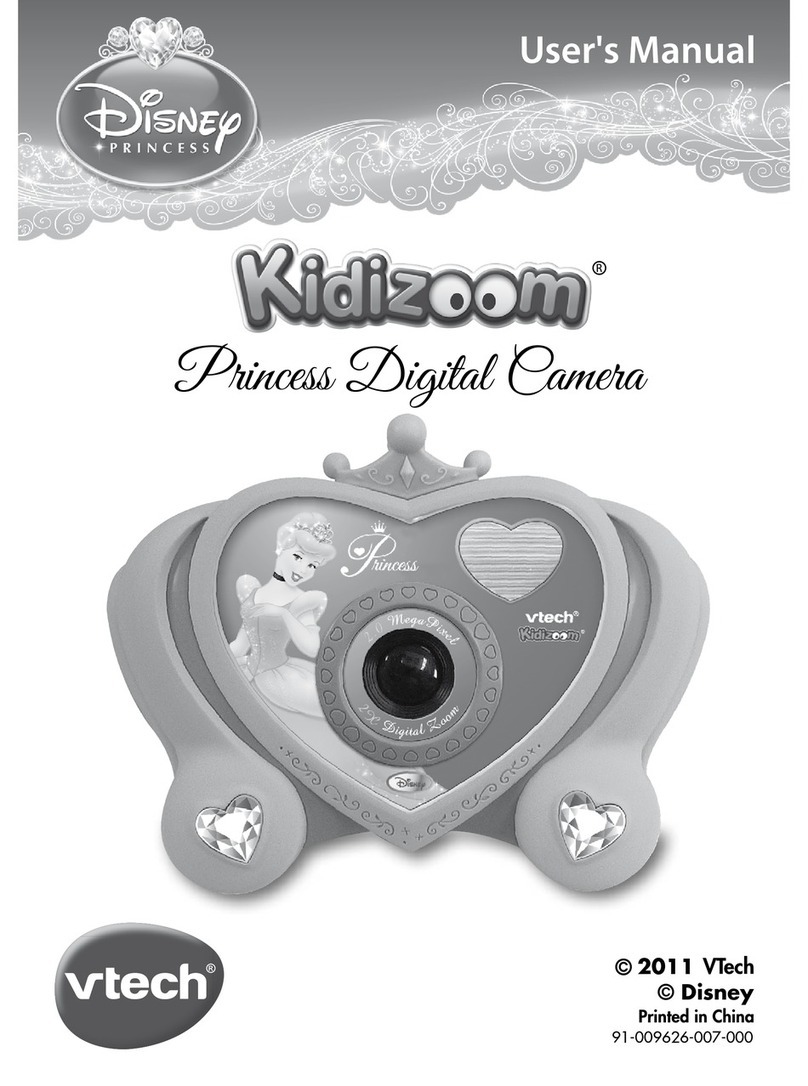 V-tech Kidizoom Princess Digital Camera User manual