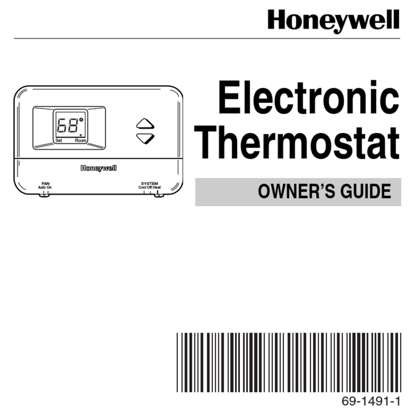 Honeywell T8400C1099 User manual