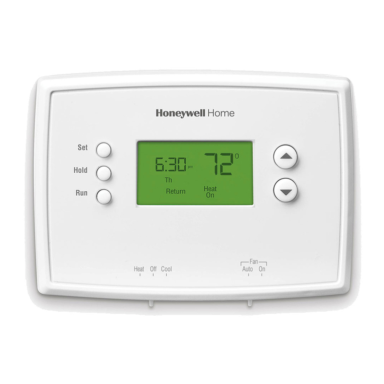 Honeywell RTH221 Series User manual