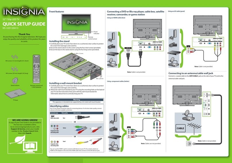Insignia NS-32D120A13 User manual