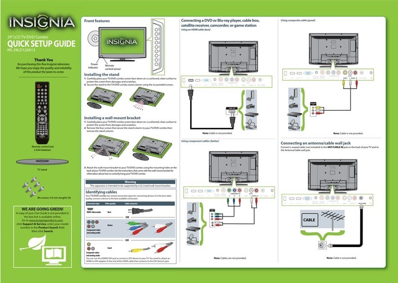 Insignia NS-29LD120A13 User manual