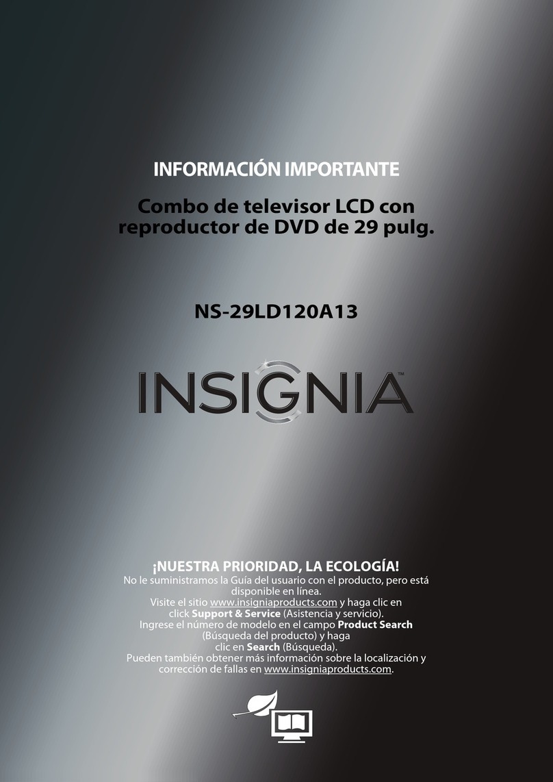 Insignia NS-29LD120A13 Información importante