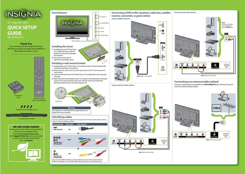 Insignia NS-32E321A13 User manual