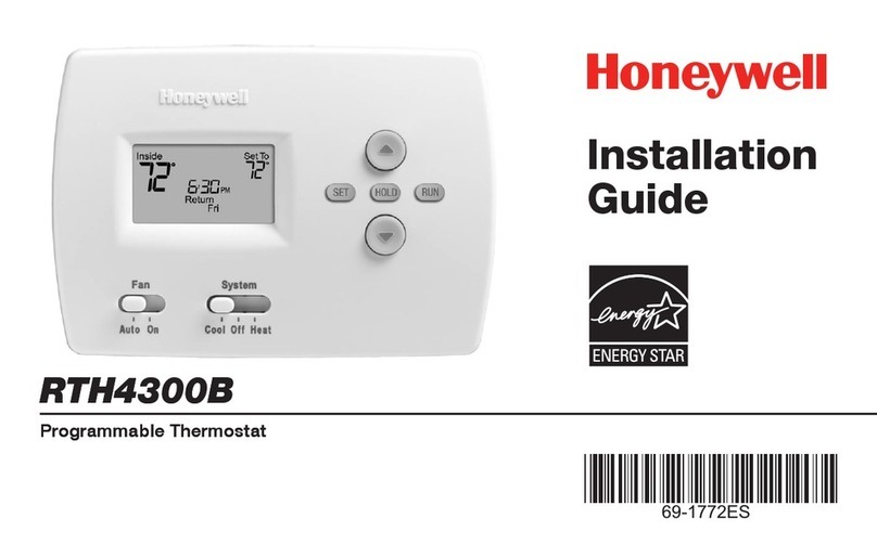 Honeywell RTH4300B1000 User manual Honeywell RTH4300B1000 User manual
