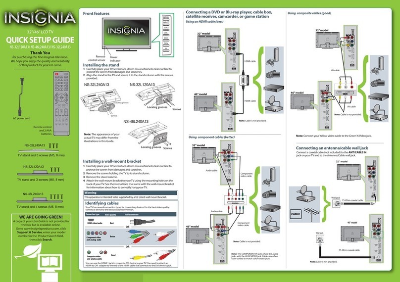 Insignia NS-32L120A13 User manual
