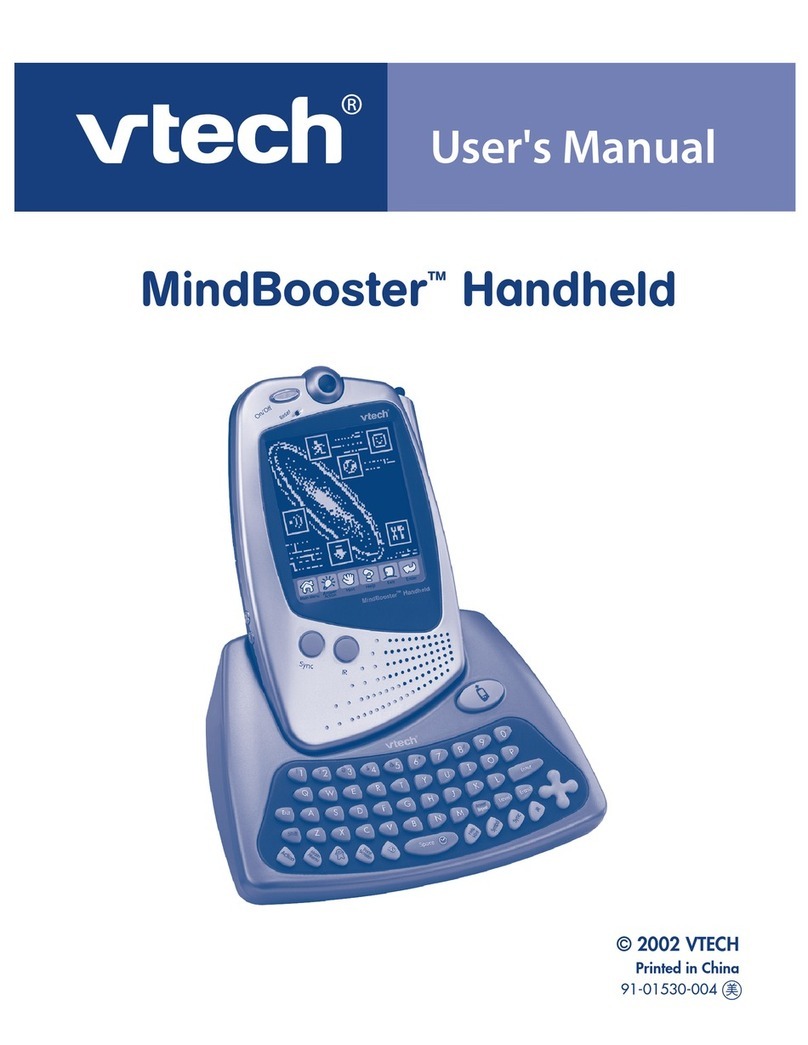 V-tech MindBooster Handheld User manual