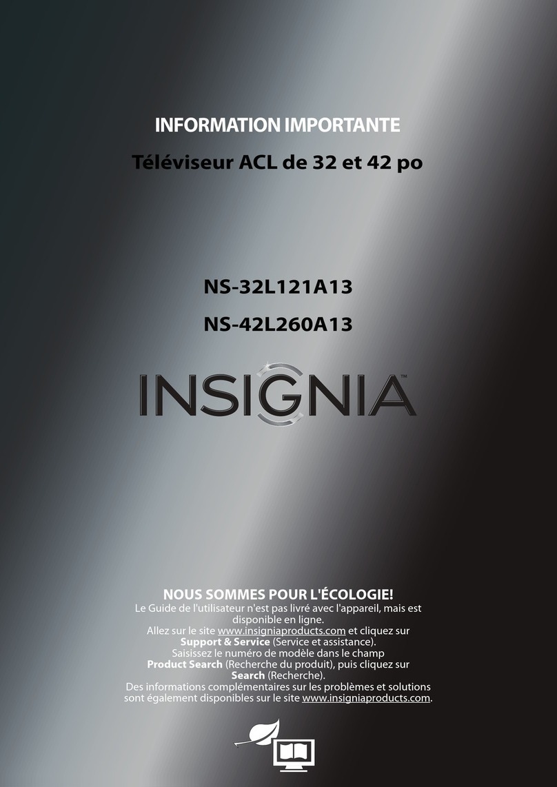 Insignia NS-32L121A13 Owner's manual