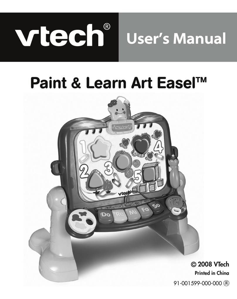 V-tech Paint & Learn Art Easel User manual