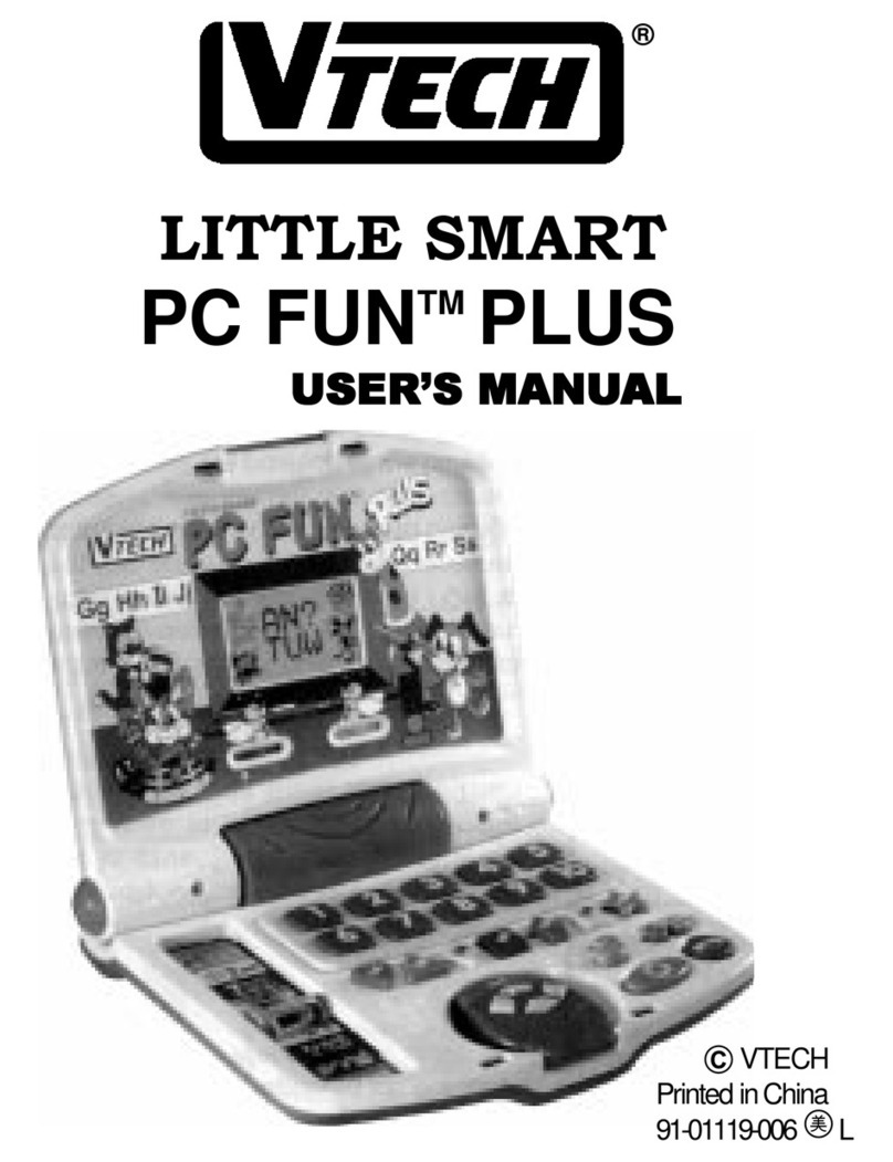 V-tech PC Fun Plus User manual