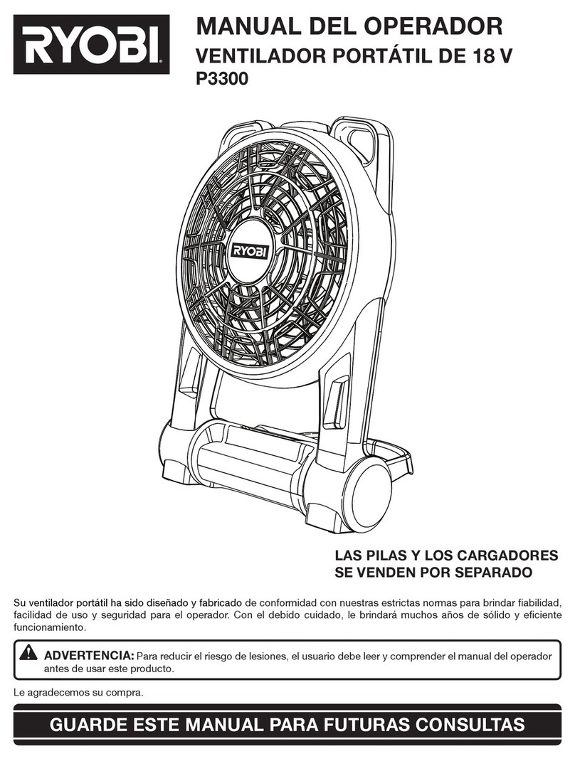 Ryobi P3300 User guide