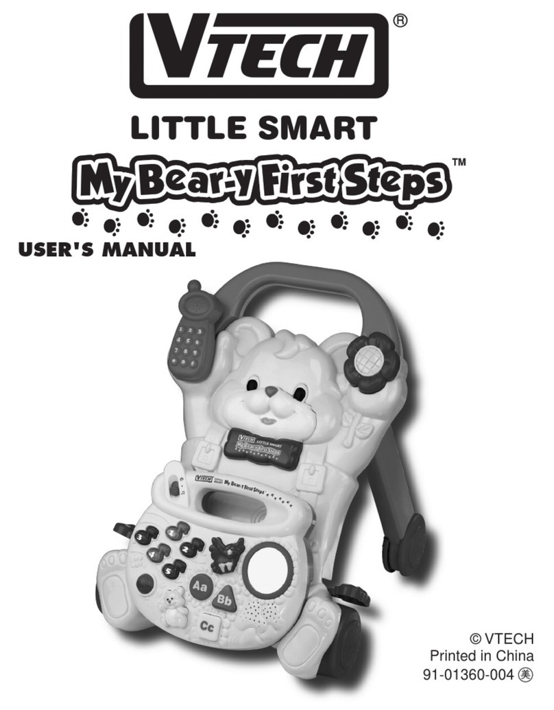 V-tech My Beary First Steps User manual
