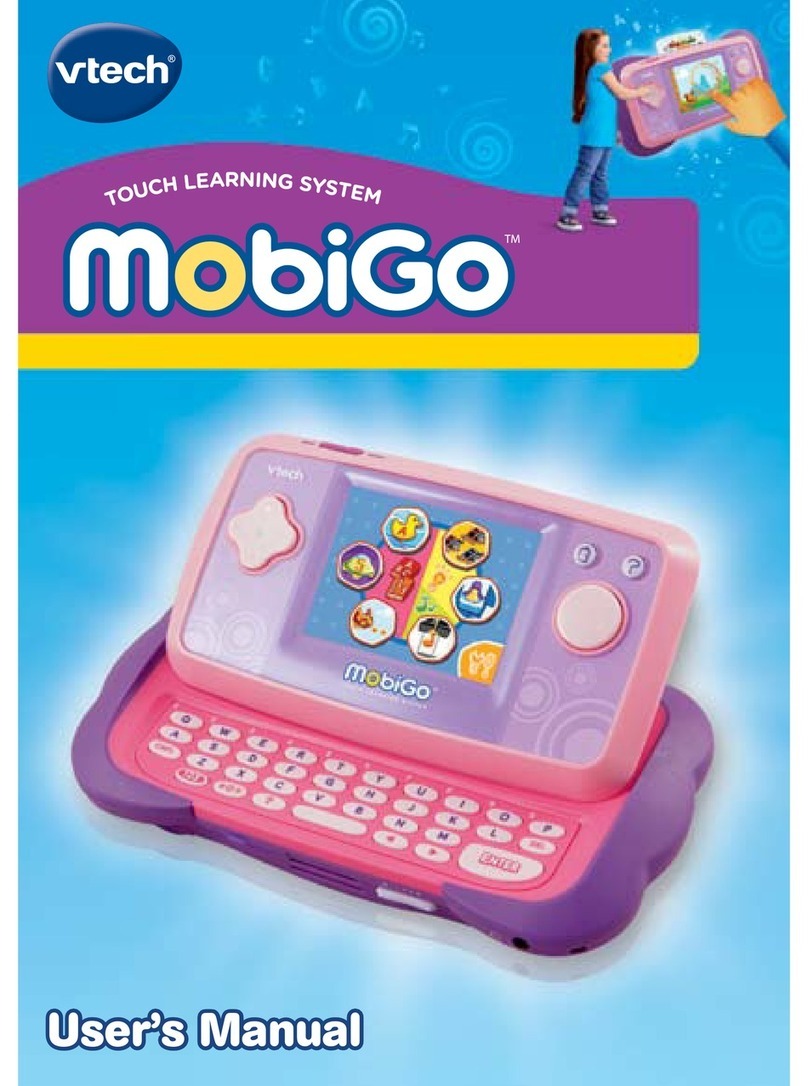 V-tech MobiGo Touch Learning System Pink User manual