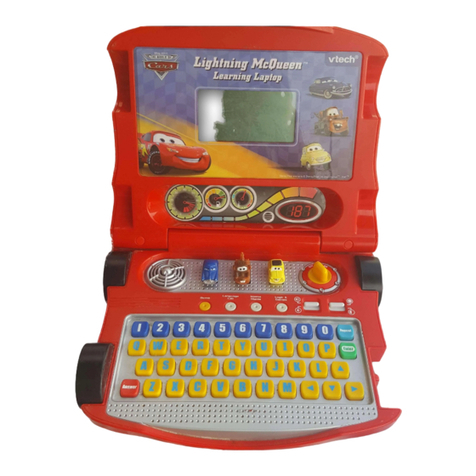 V-tech Lightning McQueen Learning Laptop User manual