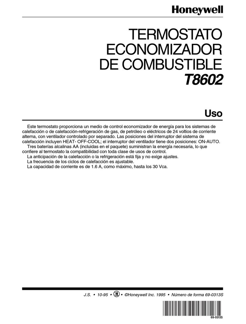 Honeywell T8602 Instruction Manual