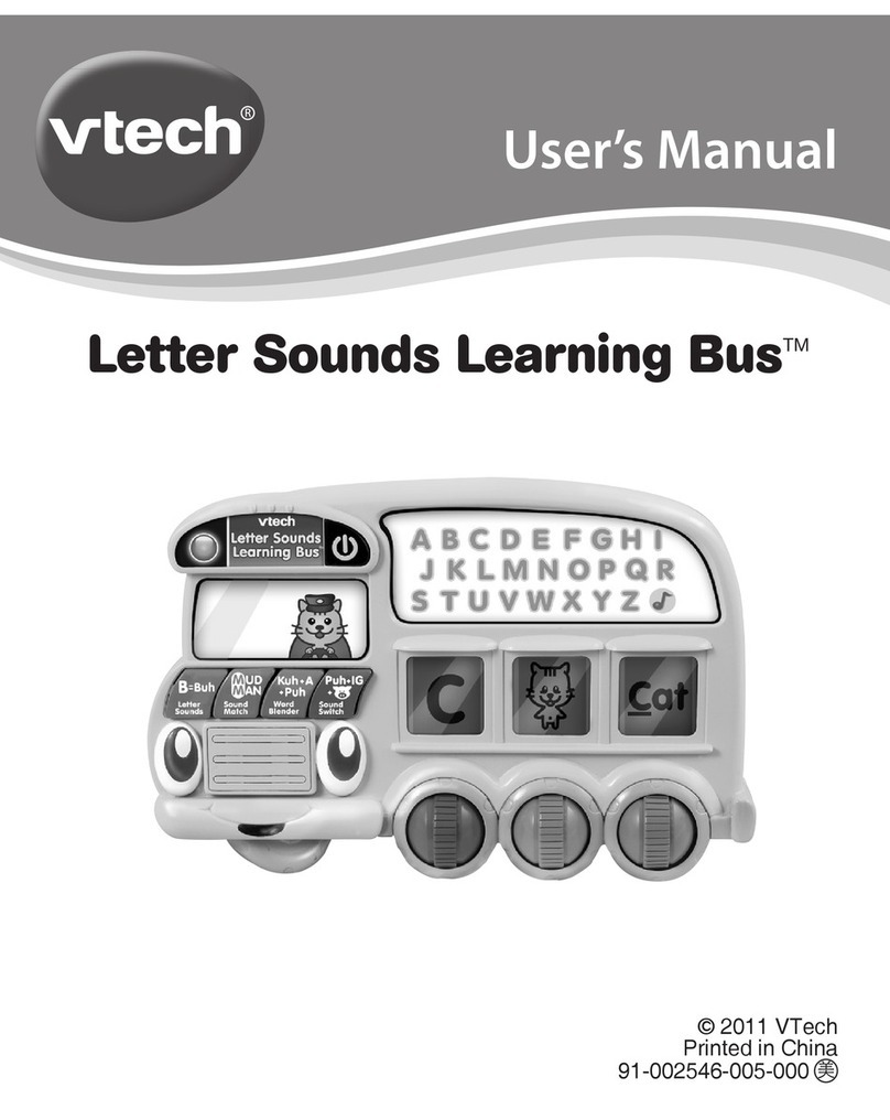V-tech Letter Sounds Learning Bus User manual