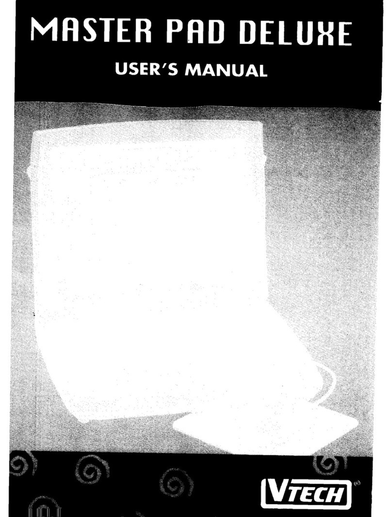 V-tech Master Pad Deluxe User manual