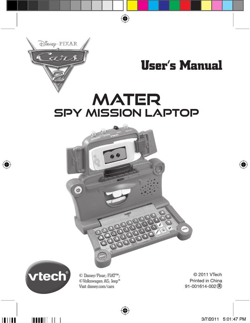 V-tech Mater Spy Mission Laptop User manual