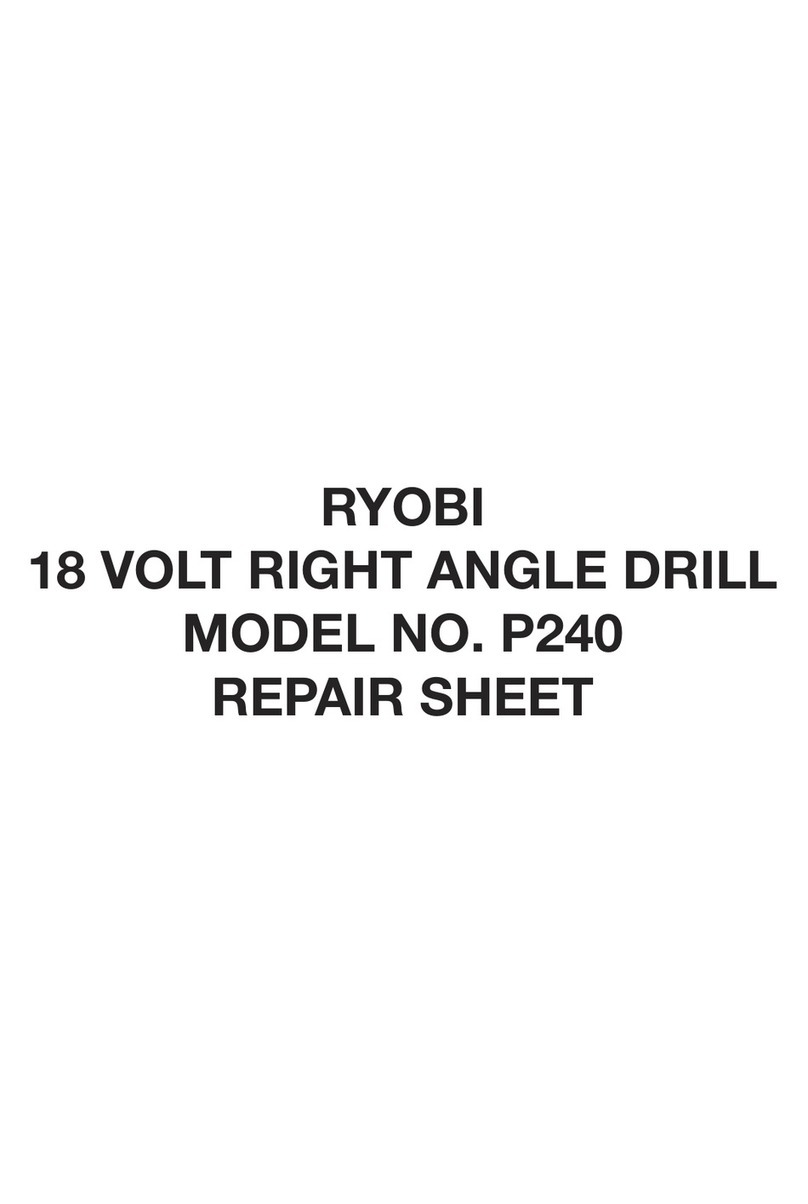 Ryobi P240 Quick setup guide Ryobi P240 Quick setup guide