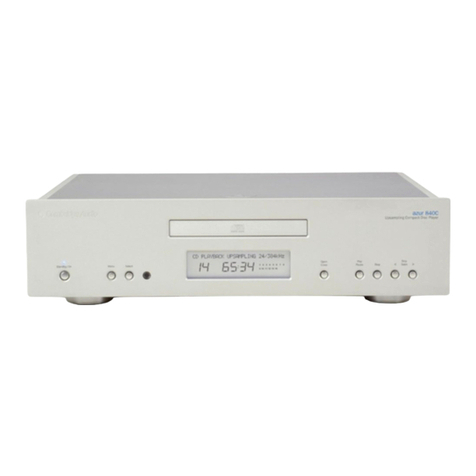Cambridge Audio Azur 840C User manual