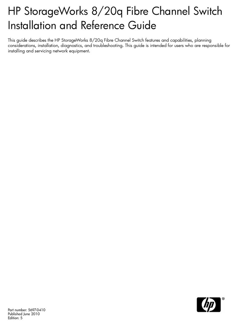 HP 8/20q Installation and reference guide