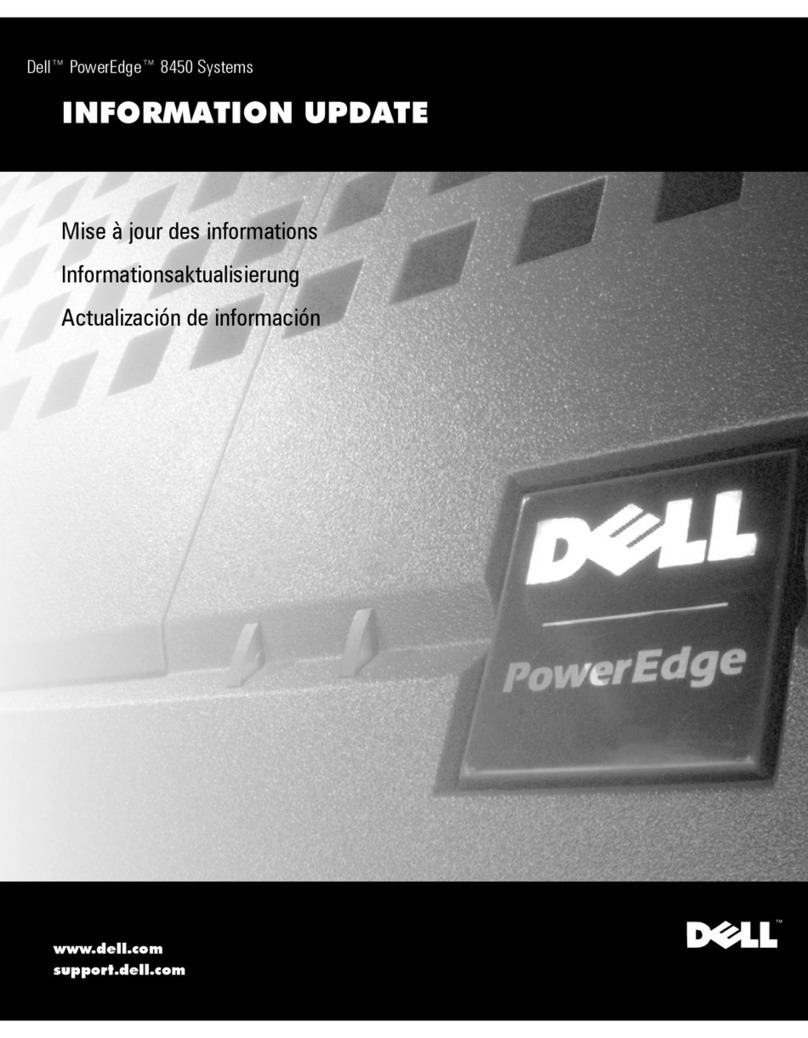 Dell PowerEdge 8450 Information update Dell PowerEdge 8450 Information update
