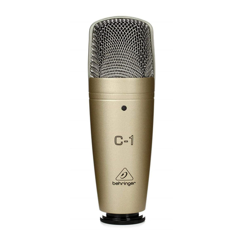 Behringer C-1 User manual
