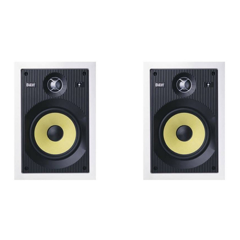 Bowers & Wilkins CWM 500 User manual Bowers & Wilkins CWM 500 User manual