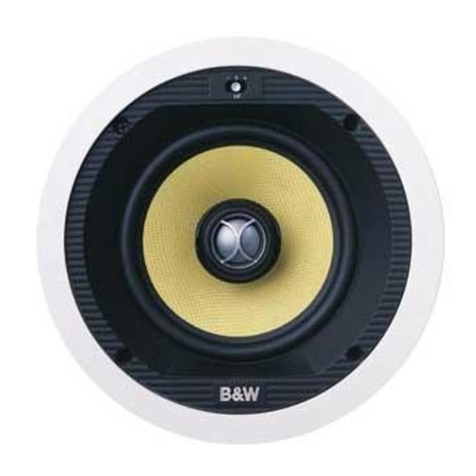 Bowers & Wilkins CCM 50 User manual Bowers & Wilkins CCM 50 User manual